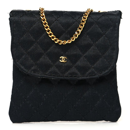 Chanel Jersey Quilted Micro Flap Bag Black 1 of 10