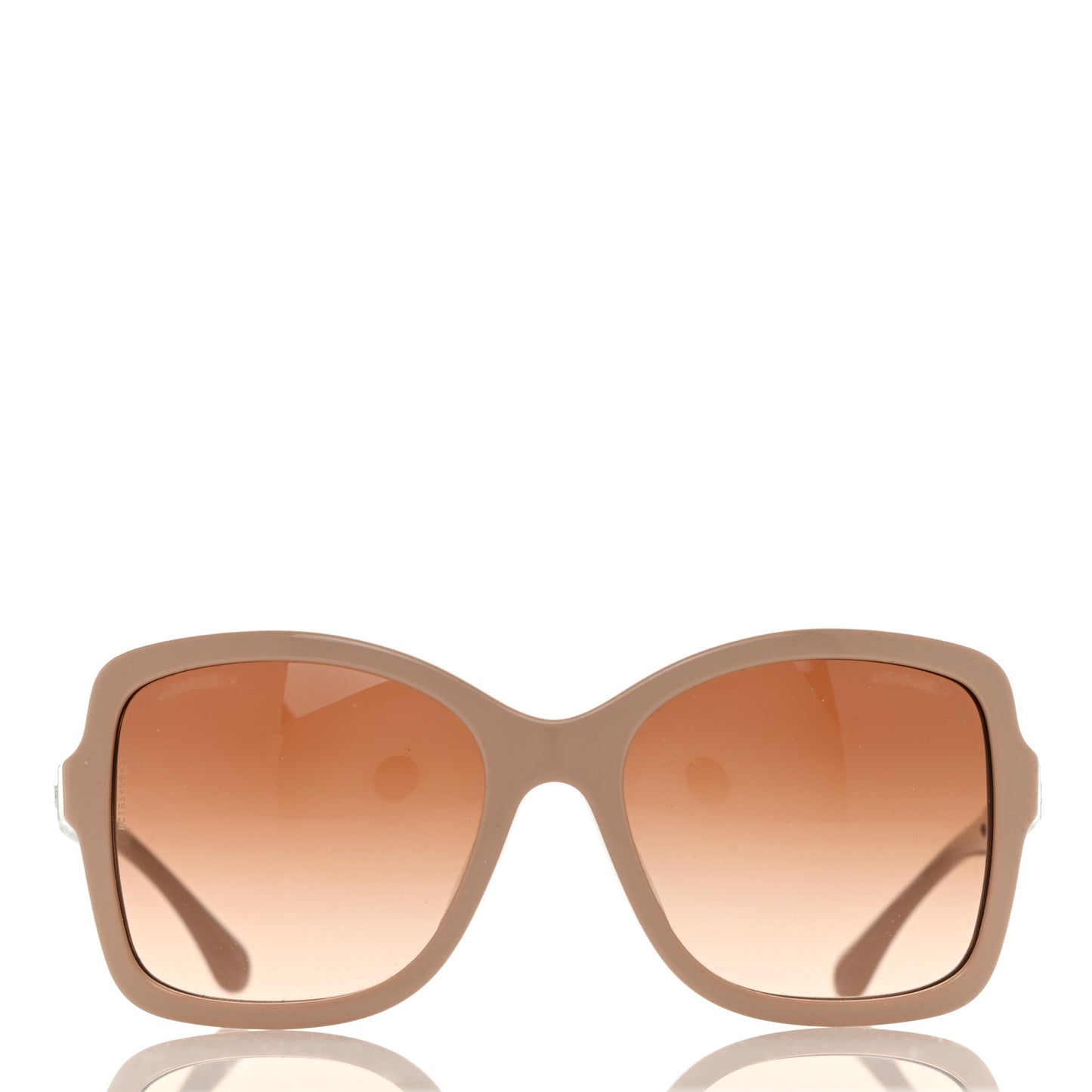 Square Winter Sunglasses 5383 Beige