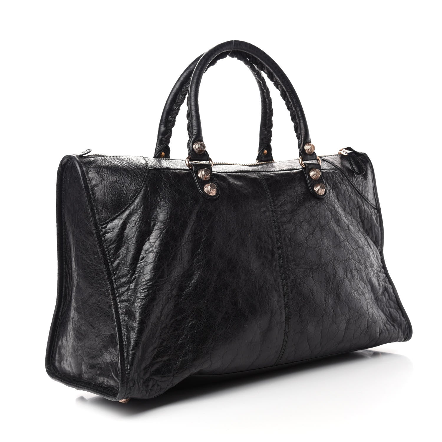 Balenciaga Agneau Giant 12 Rose Gold Hardware Work Black 3 of 10