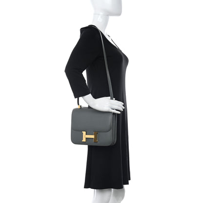 Hermes Epsom Constance 24 Vert Amande 2 of 11
