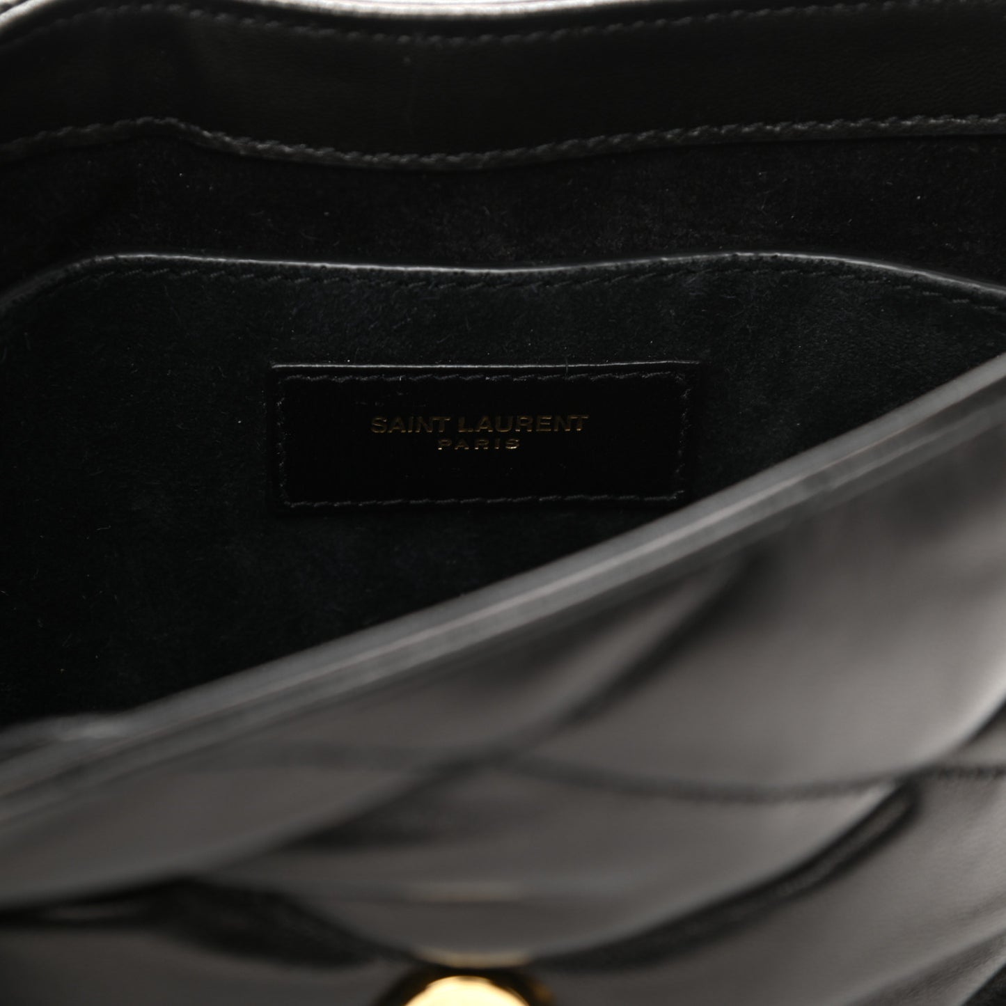 Lambskin Quilted Le 57 Diamond Shoulder Bag Black