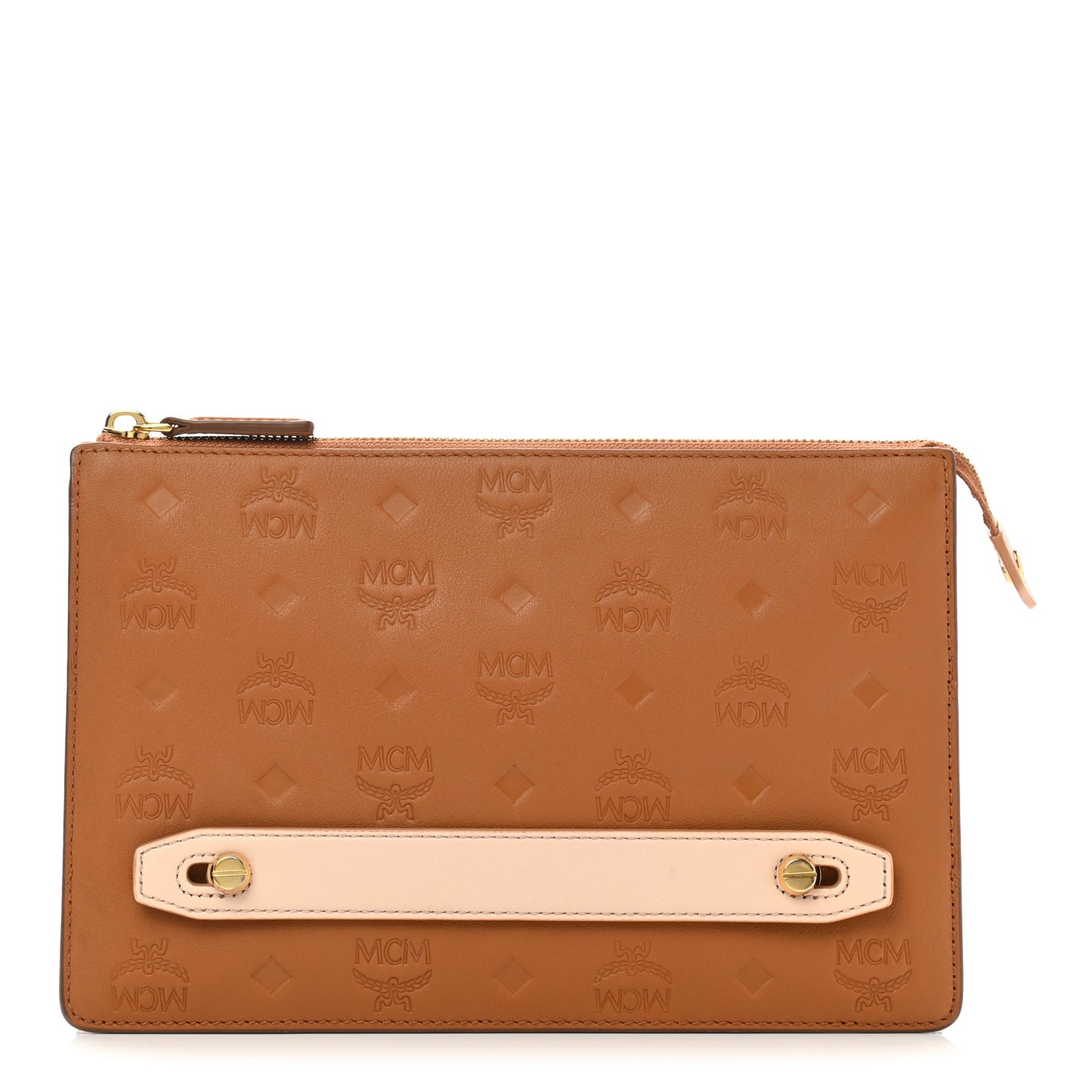 Calfskin Ottomar Monogram Small Tivitat Document Holder Cognac