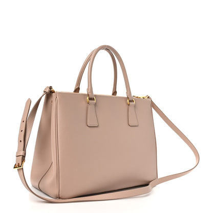 Prada Saffiano Lux Large Galleria Double Zip Tote Cammeo 3 of 9
