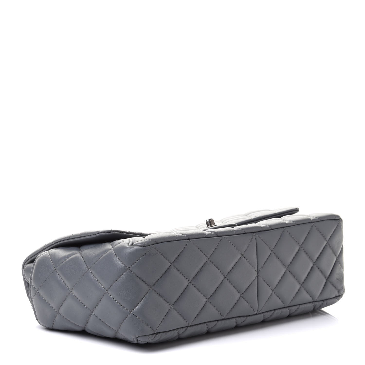 Chanel Lambskin Large Around Pockets Flap Dark Grey 3 of 10