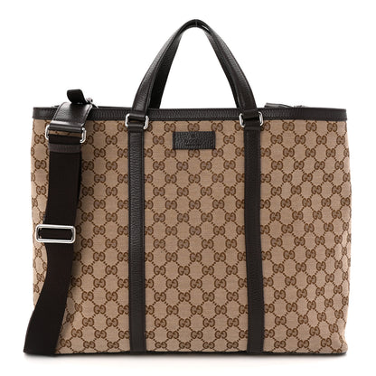 Gucci GG Monogram Large Joy Tote Bag Dark Brown 1 of 13