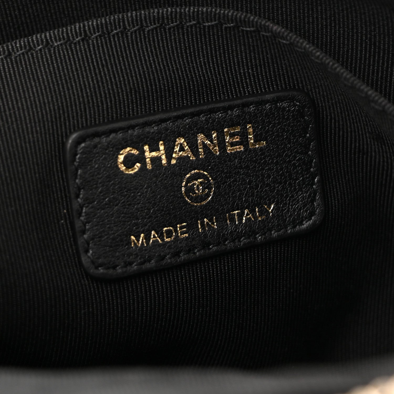 Chanel Lambskin Quilted Waist Bag With Pouch Black 7 of 12