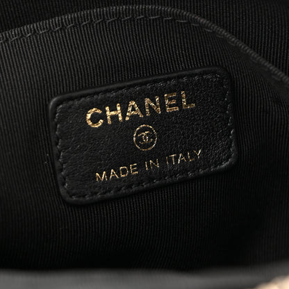 Chanel Lambskin Quilted Waist Bag With Pouch Black 7 of 12
