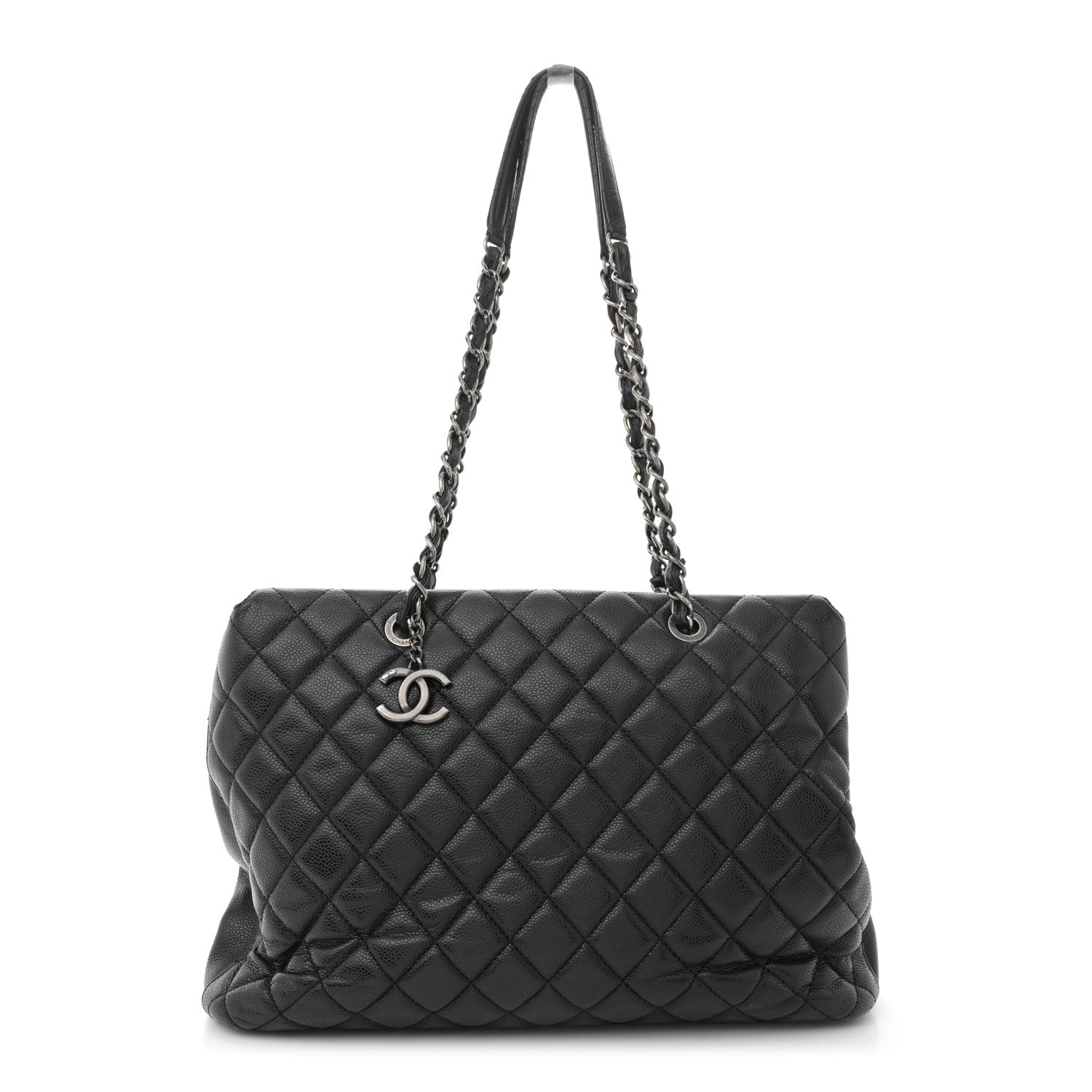 Chanel Caviar Quilted City Shopping Tote Black 1 of 14
