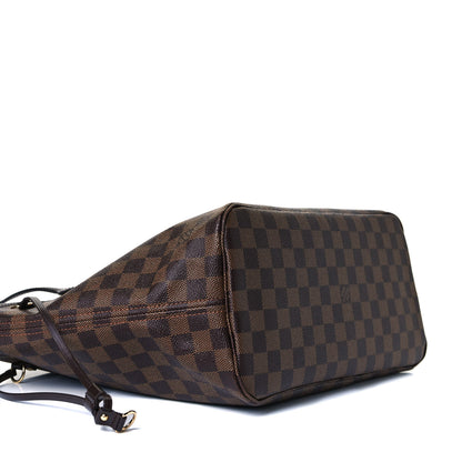 Louis Vuitton Damier Ebene Neo Neverfull MM Rose Ballerine 11 of 15