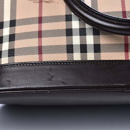 Burberry Haymarket Check Tote Chocolate 12 of 14