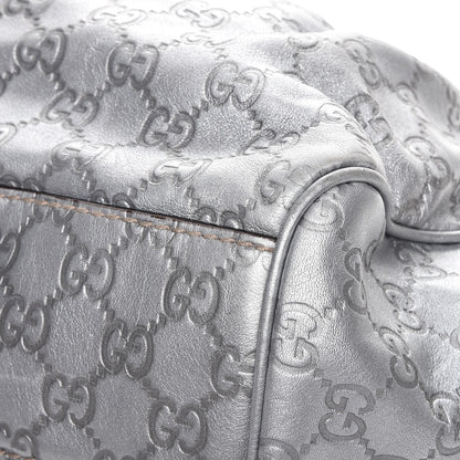 Gucci Guccissima Medium Sukey Tote Silver 11 of 11
