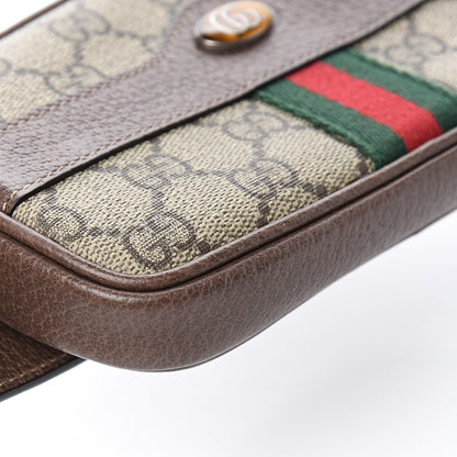 Gucci GG Supreme Monogram Ophidia Belted iPhone Case 85 34 Dark Brown 8 of 10