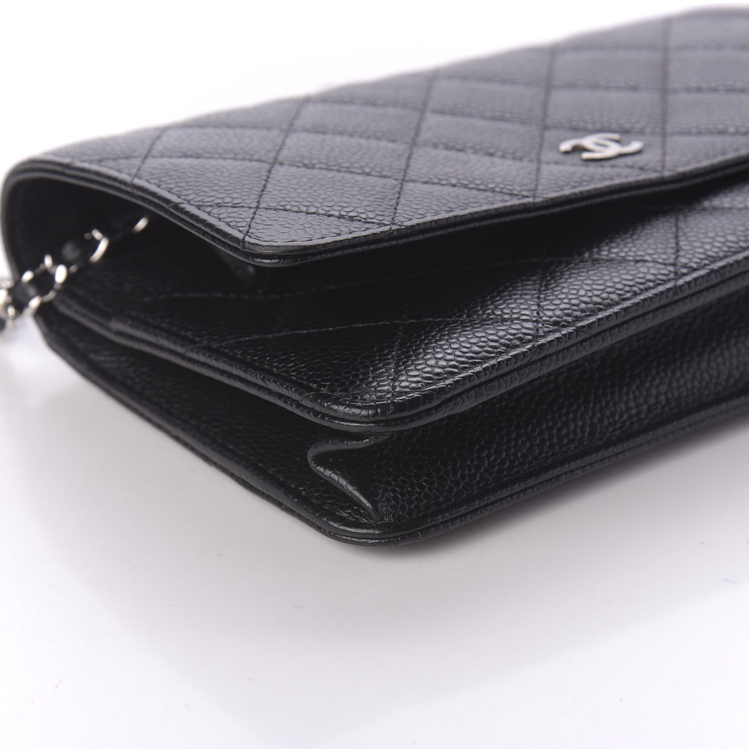 Chanel Caviar Quilted Wallet On Chain WOC Black 6 of 11