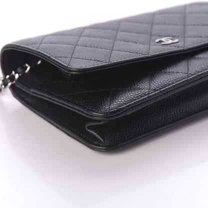 Chanel Caviar Quilted Wallet On Chain WOC Black 6 of 11