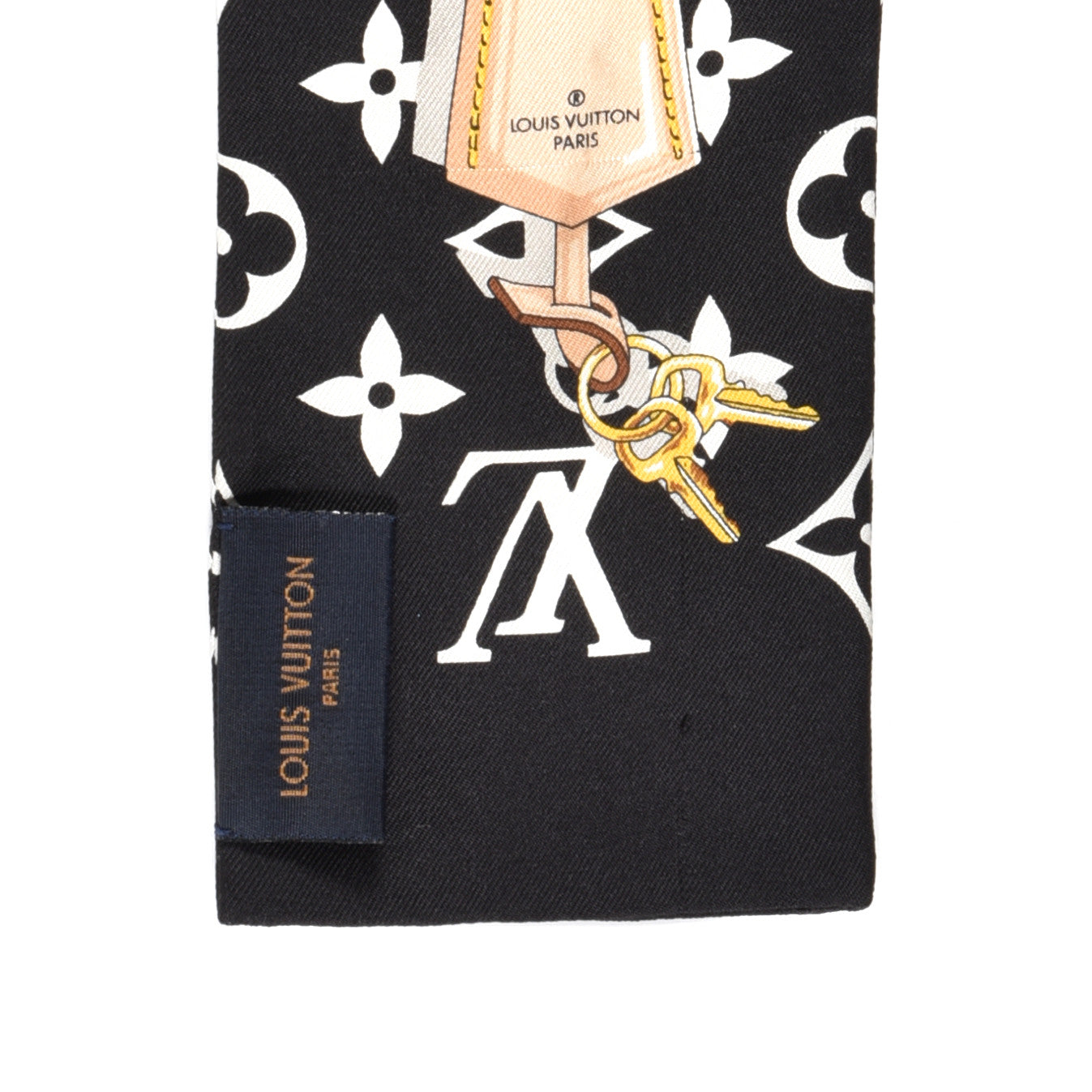Louis Vuitton Silk Monogram Confidential Bandeau Black 3 of 4