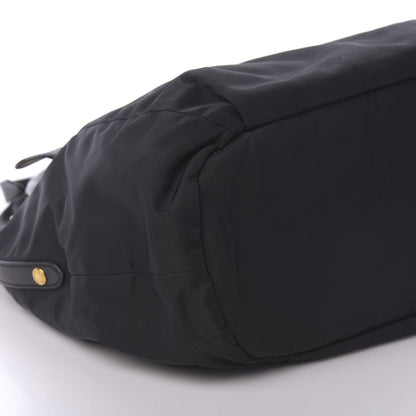 Prada Tessuto Nylon Nappa Shoulder Bag Black 6 of 9