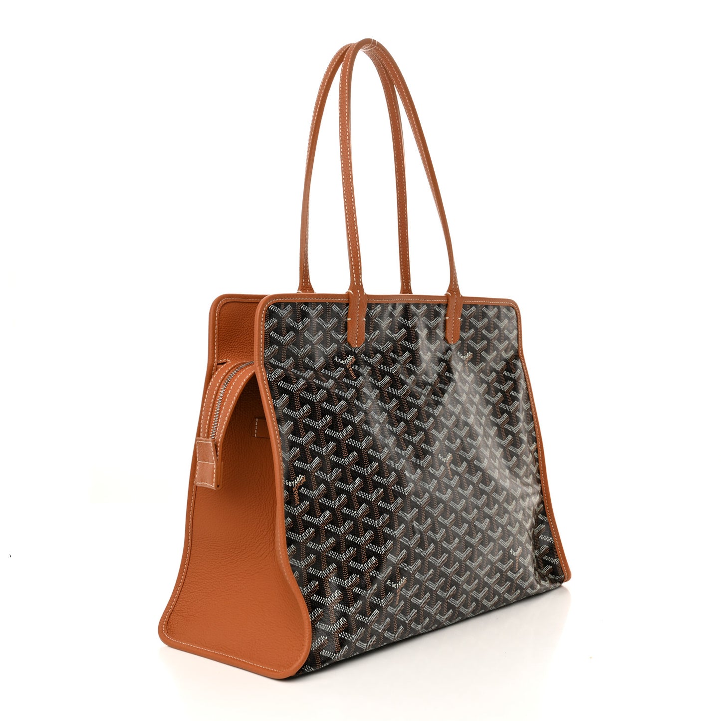 Goyardine Sac Hardy Pet Carrier PM Black Gold