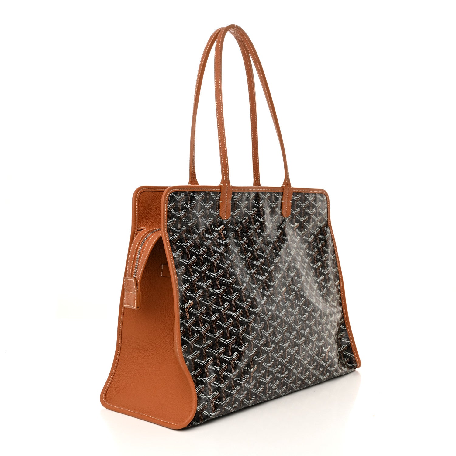 Goyard Goyardine Sac Hardy Pet Carrier PM Black Gold 4 of 12