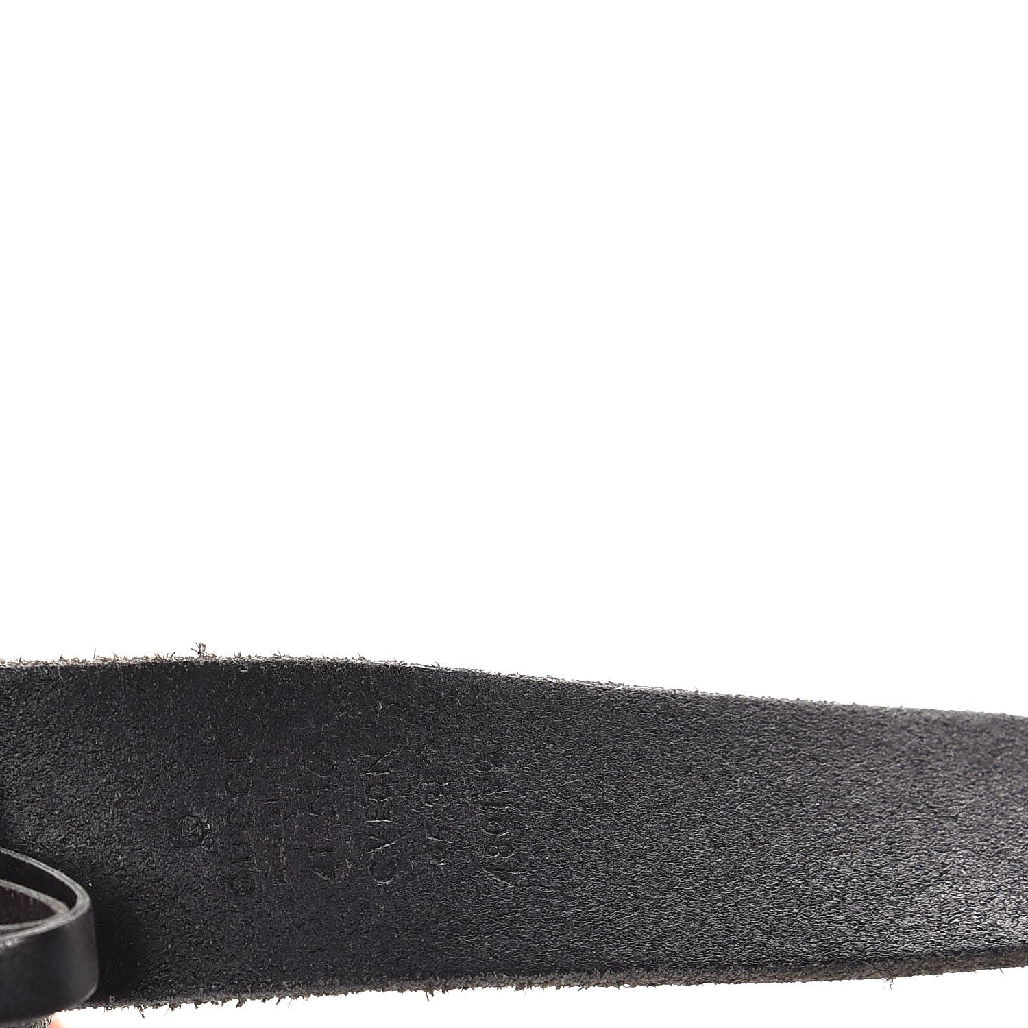 Gucci Cuoio Toscano Nickel Double G 30mm Belt 95 38 Black 6 of 6