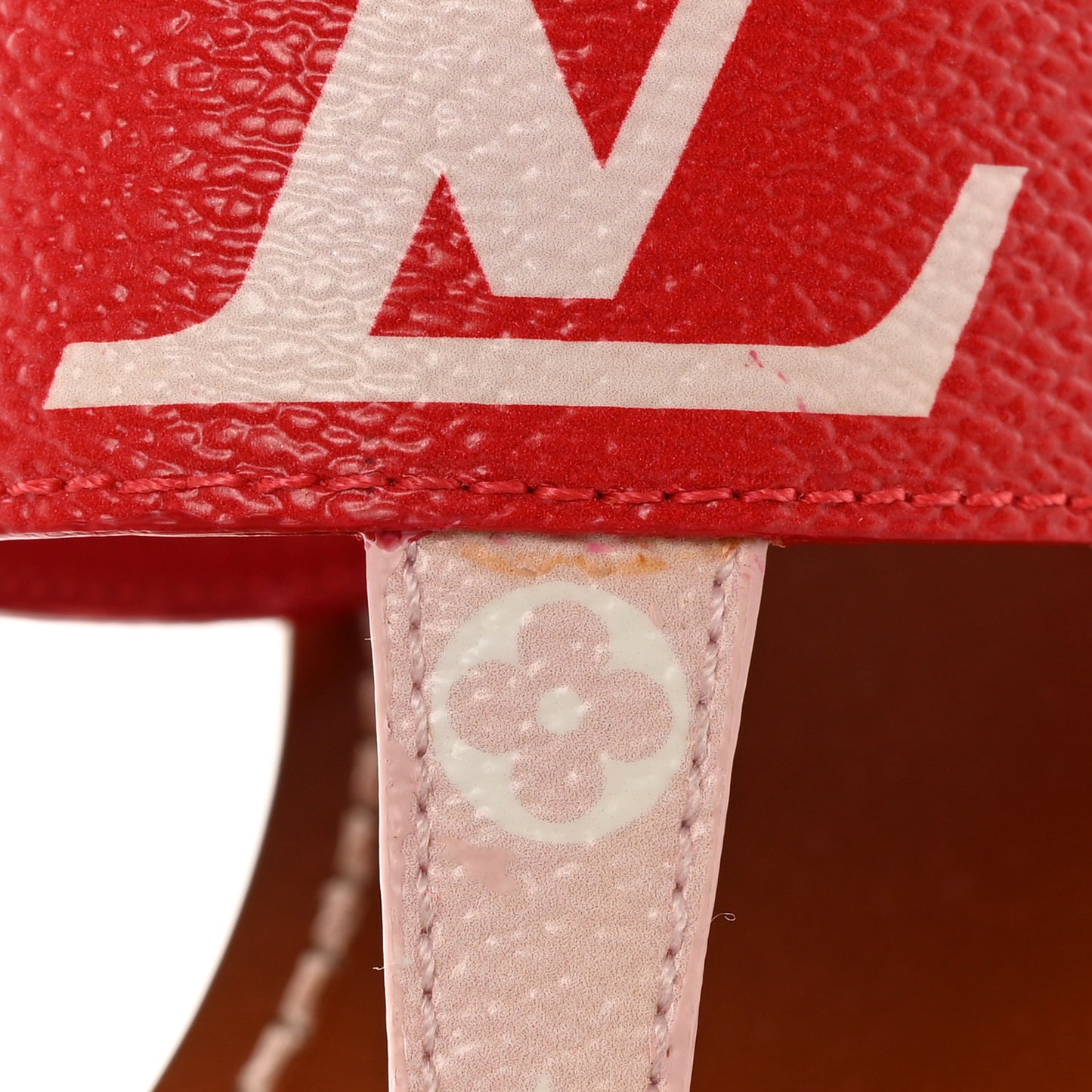 Monogram Giant Sandals 38.5 Rouge