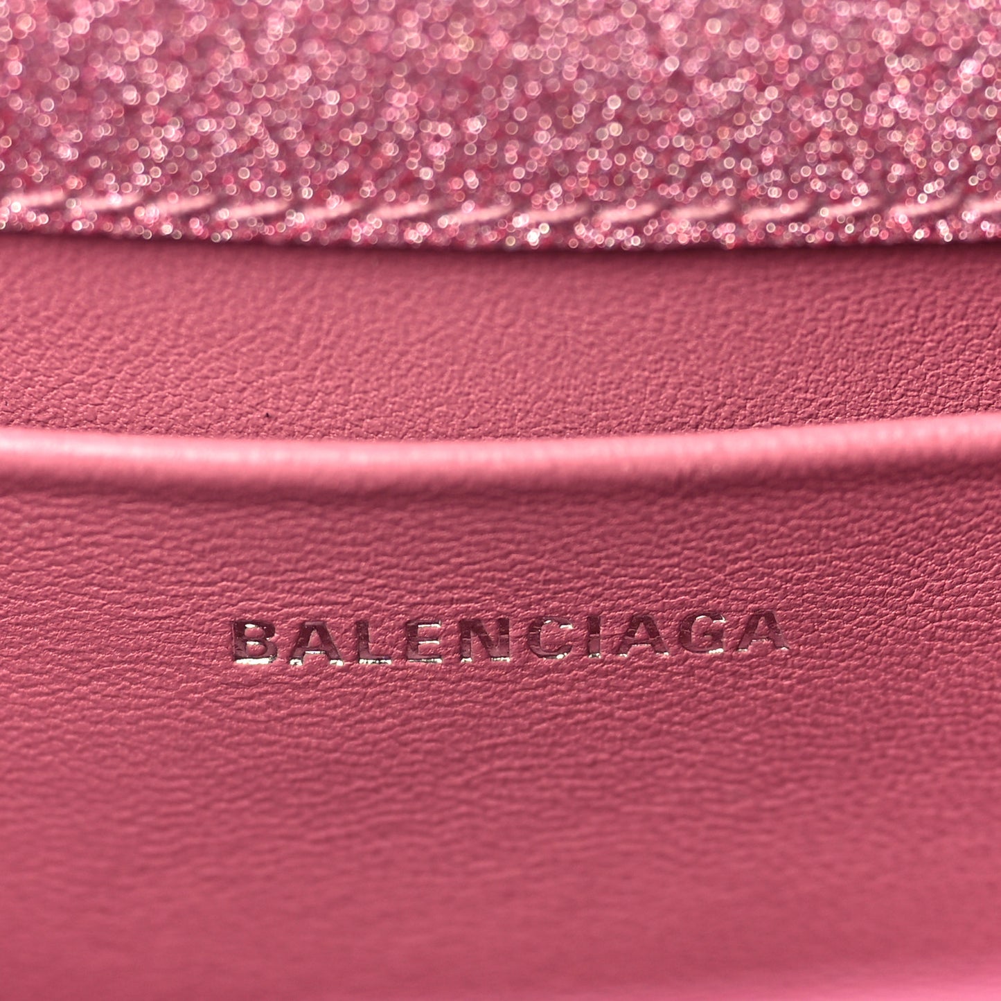 Sparkling Fabric Small XX Flap Stretch Bag Sweet Pink
