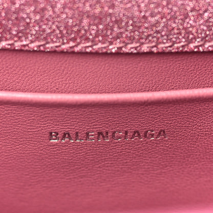 Balenciaga Sparkling Fabric Small XX Flap Stretch Bag Sweet Pink 6 of 8