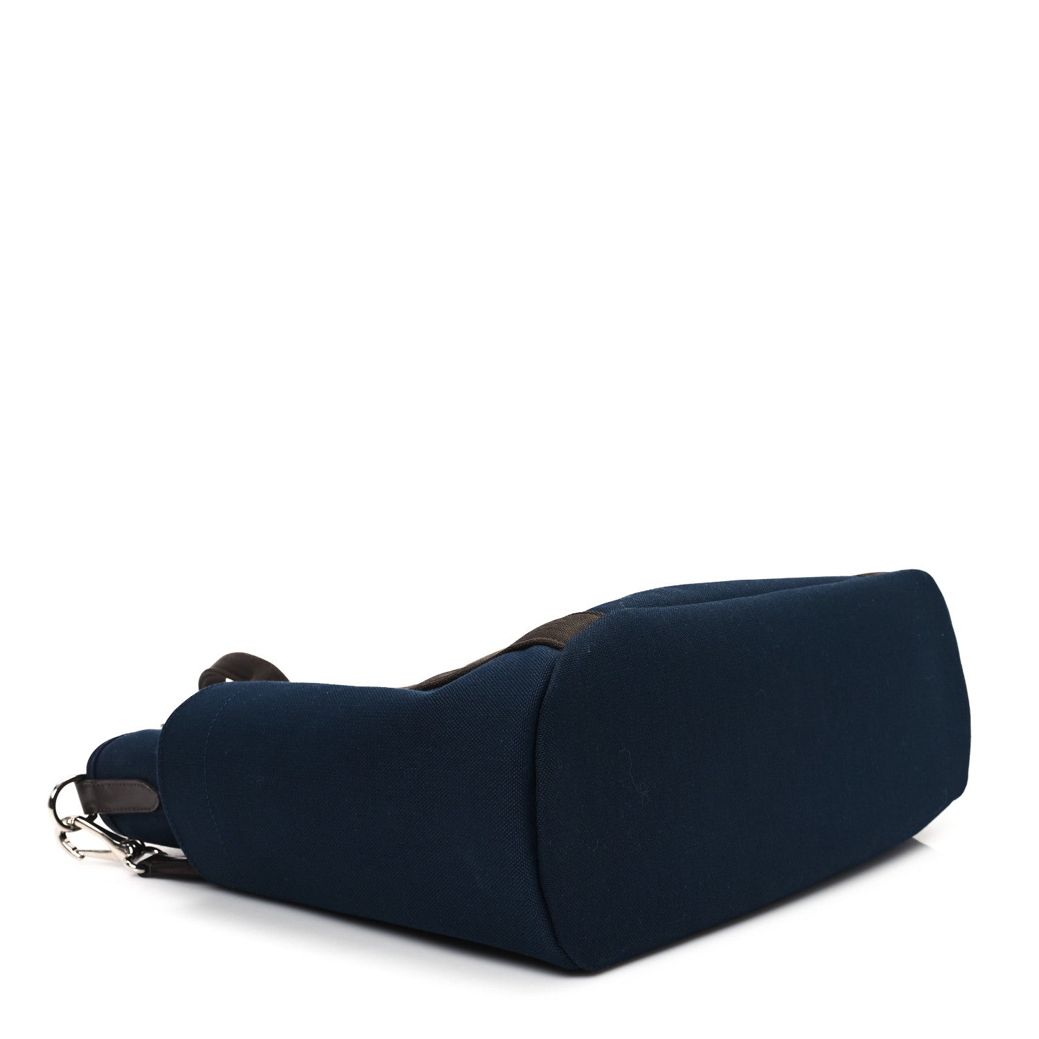 Hermes Toile Sac De Pansage Groom Bleu Navy Feu 5 of 12