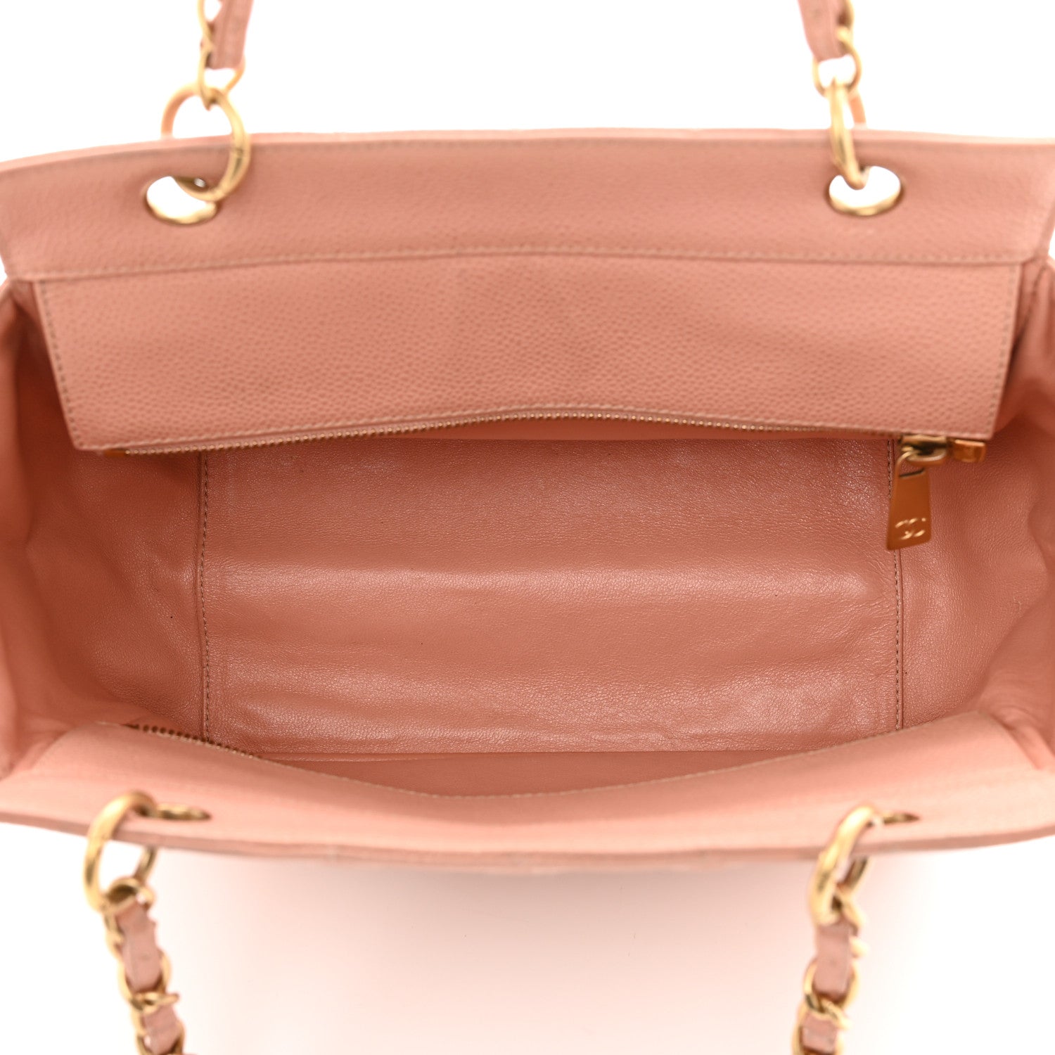 Chanel Caviar Quilted Petit Timeless Shopping Tote PTT Pink 5 of 16