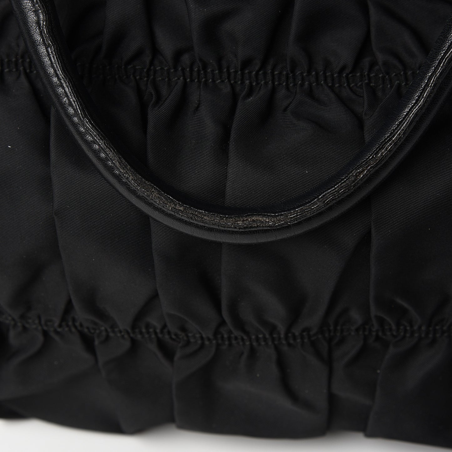 Tessuto Nylon Gaufre Tote Black