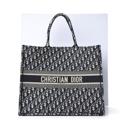 Christian Dior Oblique Book Tote Blue Multicolor 11 of 11