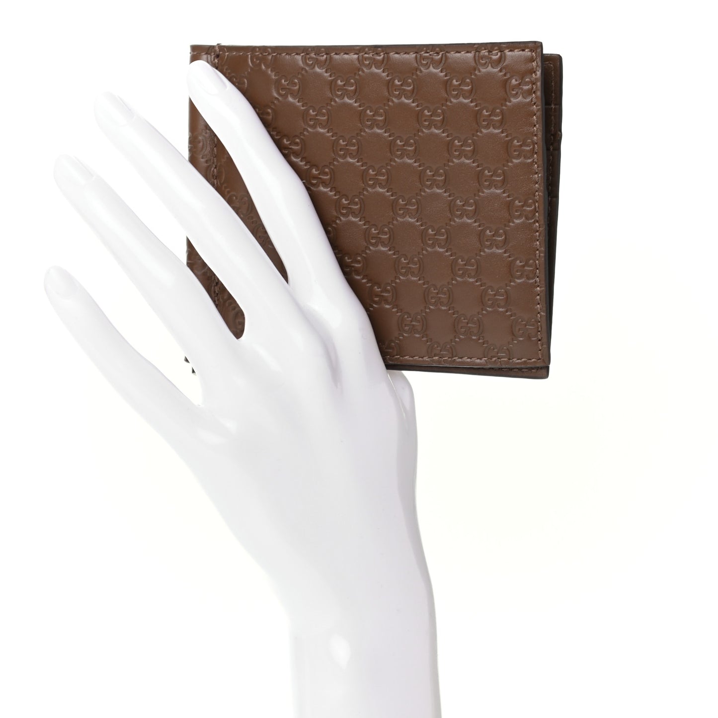 Microguccissima Bi-Fold Money Clip Wallet Acero