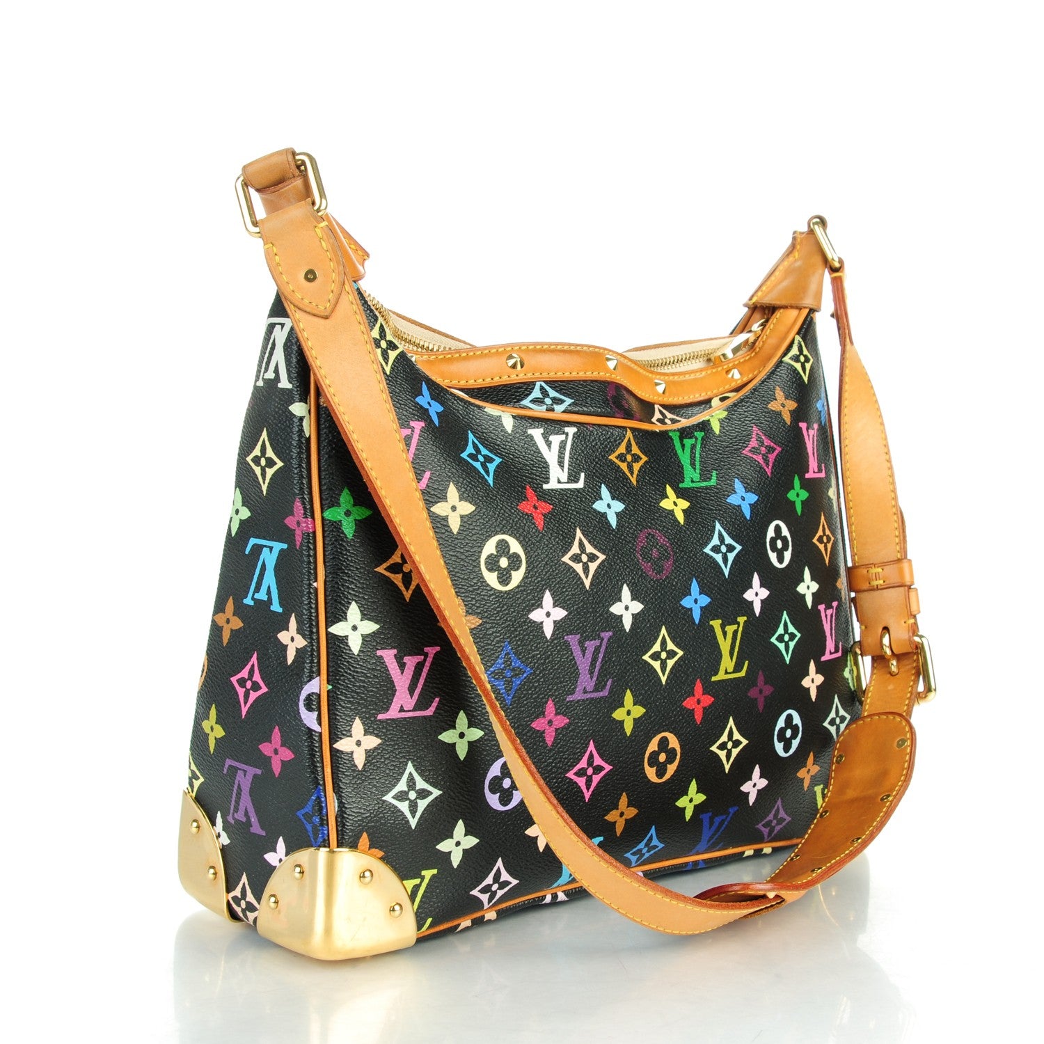 Louis Vuitton Monogram Multicolor Boulogne Black 3 of 8
