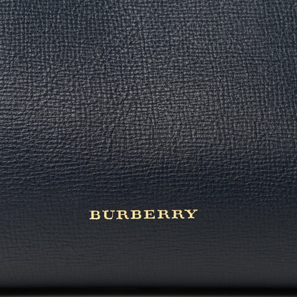 Burberry Grainy Calfskin House Check Large Banner Tote Midnight Blue 11 of 11