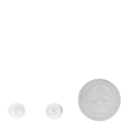 Tiffany Sterling Silver 10mm HardWear Ball Earrings 2 of 4
