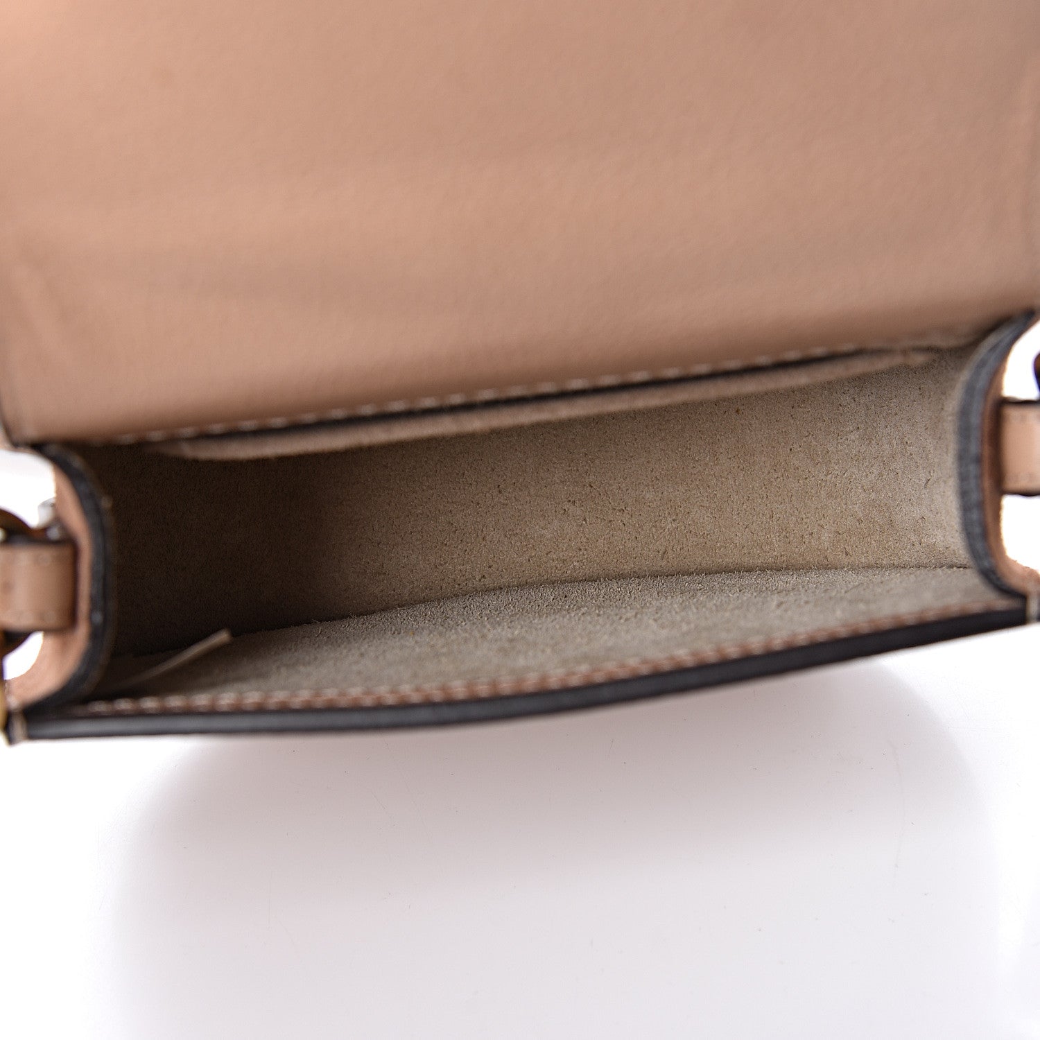 Chloe Calfskin Suede Small Nile Bracelet Bag Biscotti Beige 6 of 10