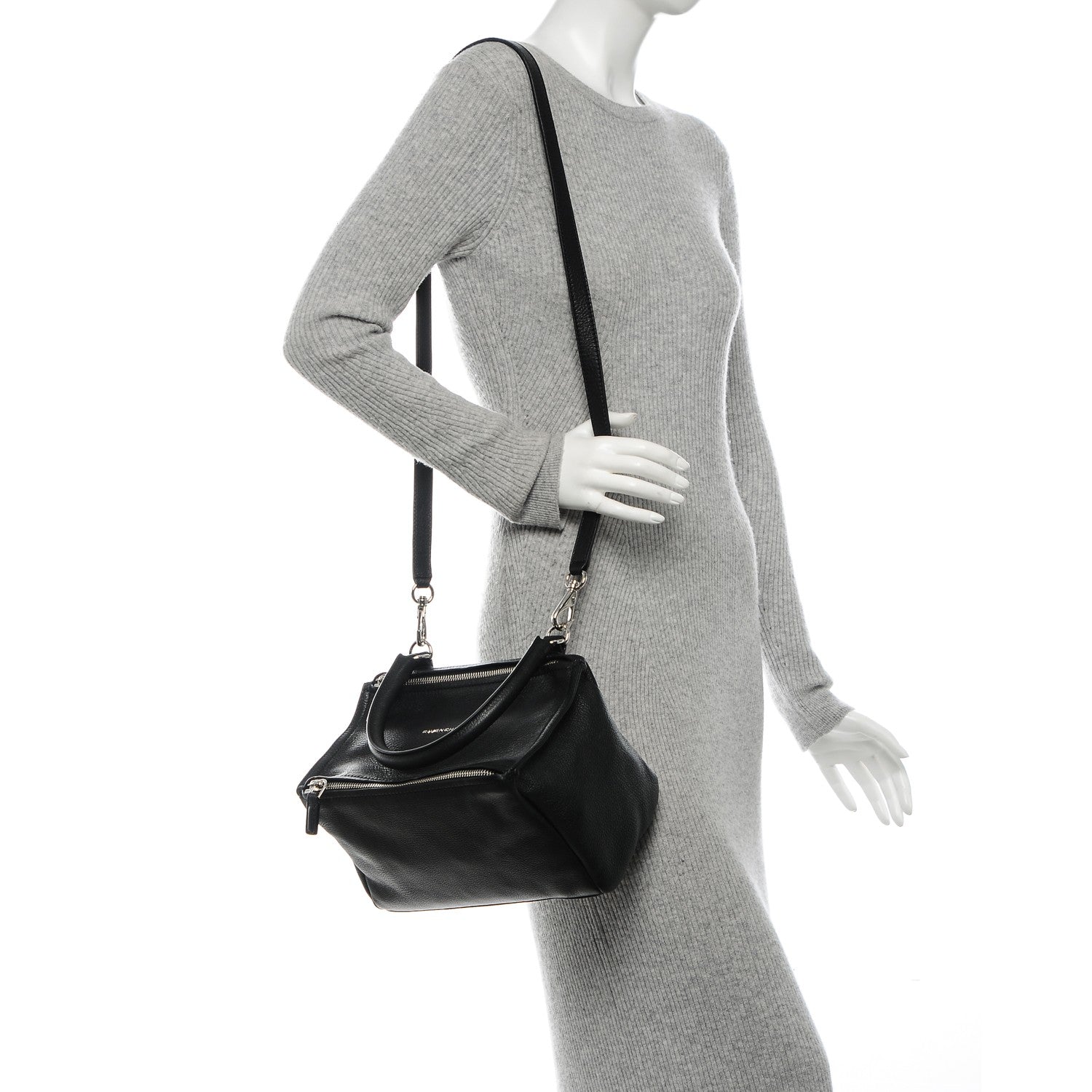 Givenchy Sugar Goatskin Small Pandora Black 2 of 7
