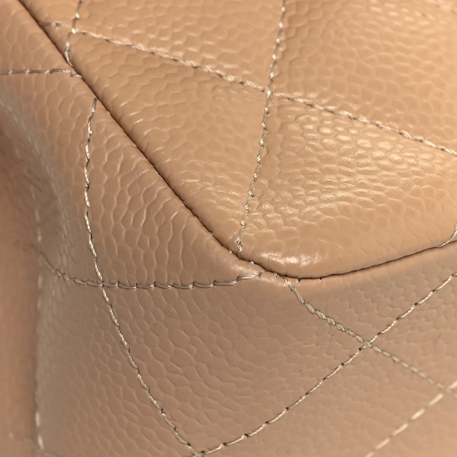 Chanel Caviar Quilted Small Double Flap Beige 9 of 12