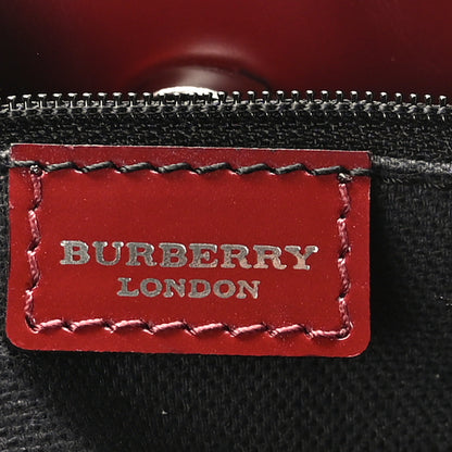Burberry Haymarket Check Shoulder Bag Red 6 of 8