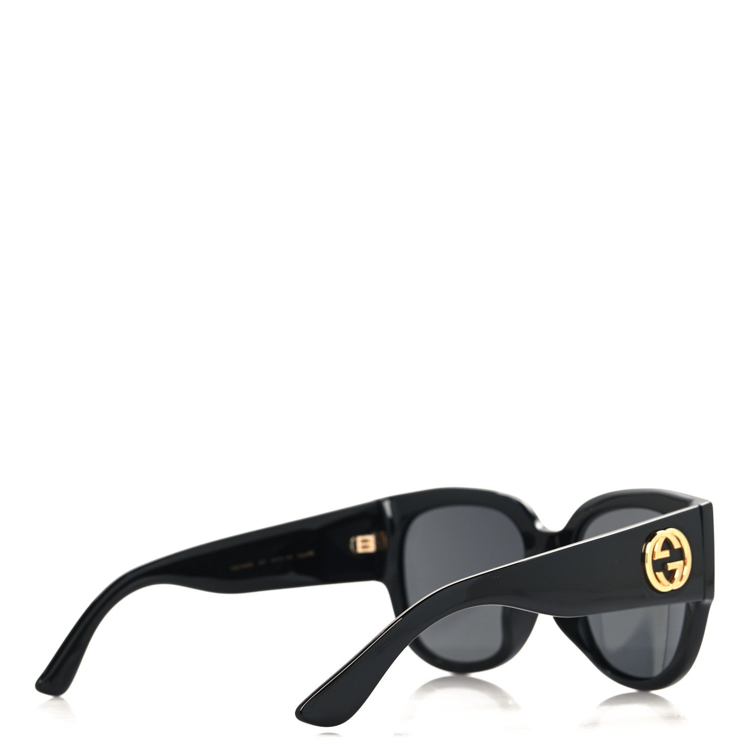 Gucci Acetate Square Frame Sunglasses GG0142SA Black 4 of 6