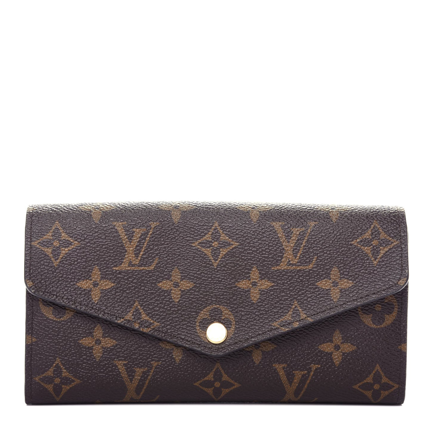 Monogram Sarah Wallet NM Coquelicot