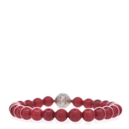 John Hardy Sterling Silver Coral Bead Bracelet 3 of 5