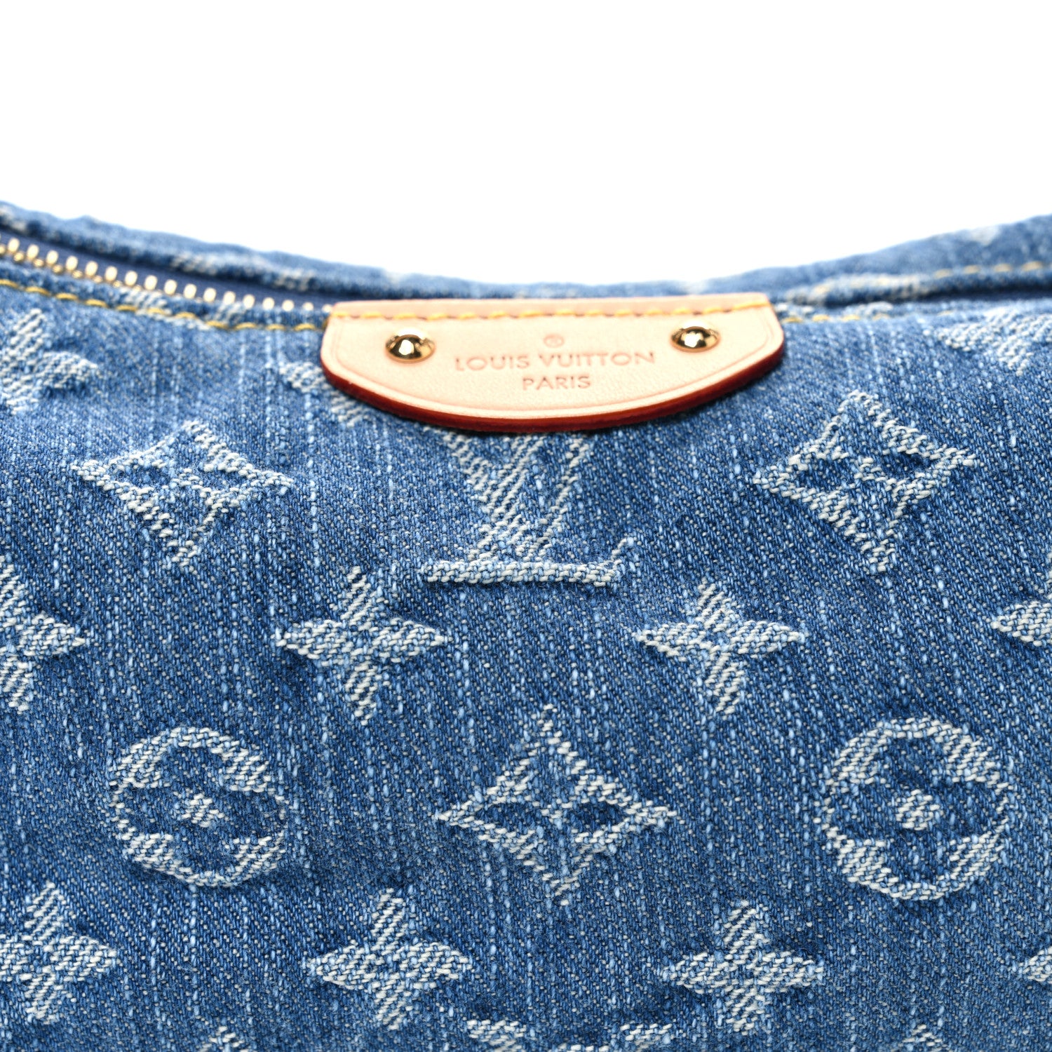 Louis Vuitton Monogram Denim Hills Pochette Blue 7 of 9