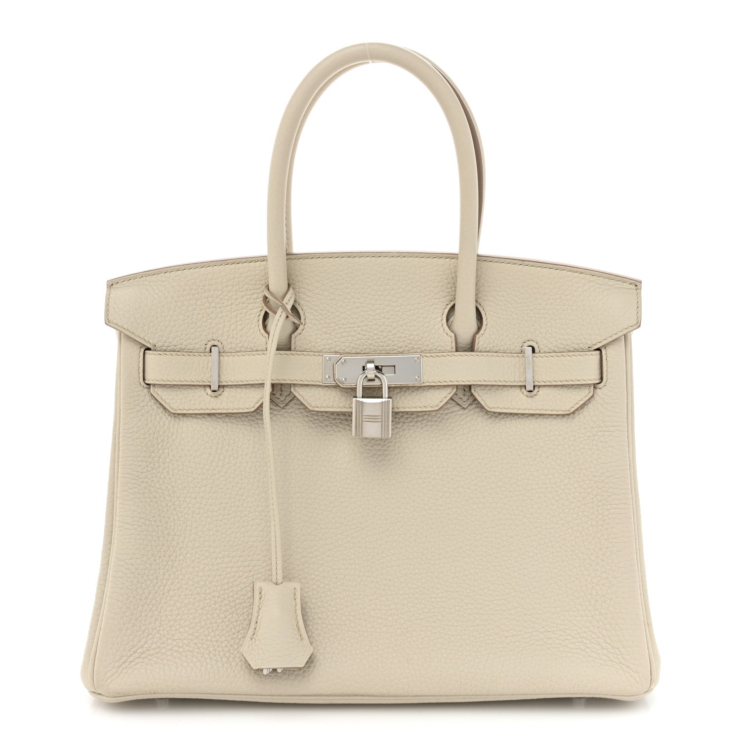 Hermes Taurillon Clemence Birkin 30 Beton 1 of 14