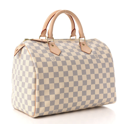 Louis Vuitton Damier Azur Speedy 30 3 of 10