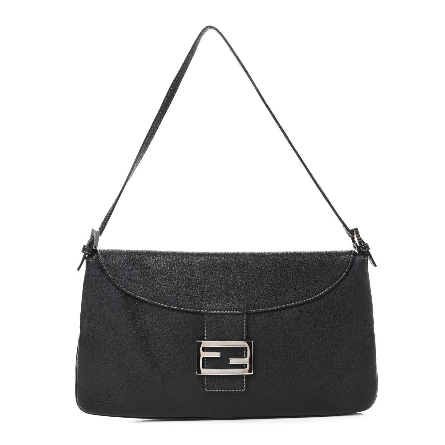 Calfskin Baguette Black