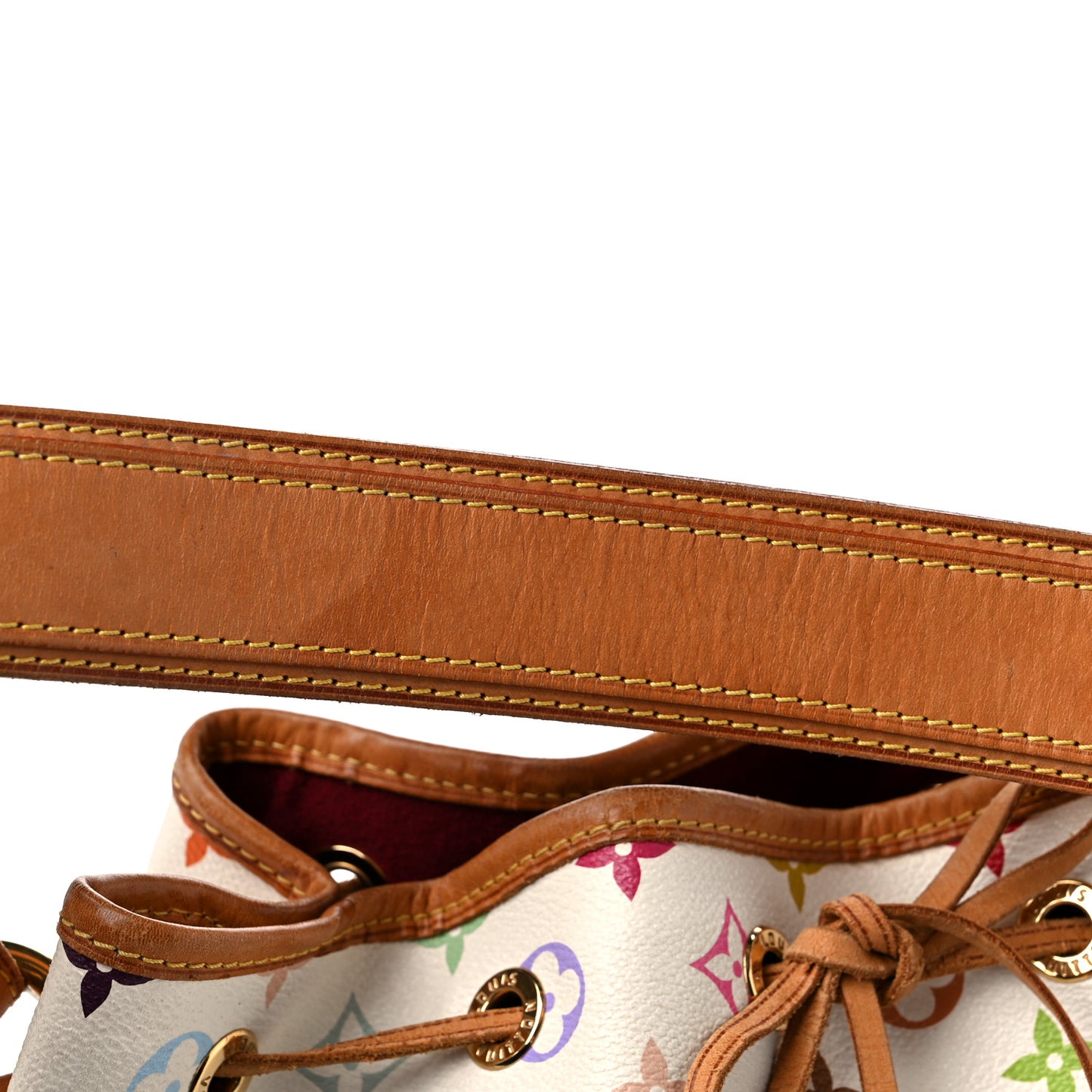 Monogram Multicolor Petit Noe White