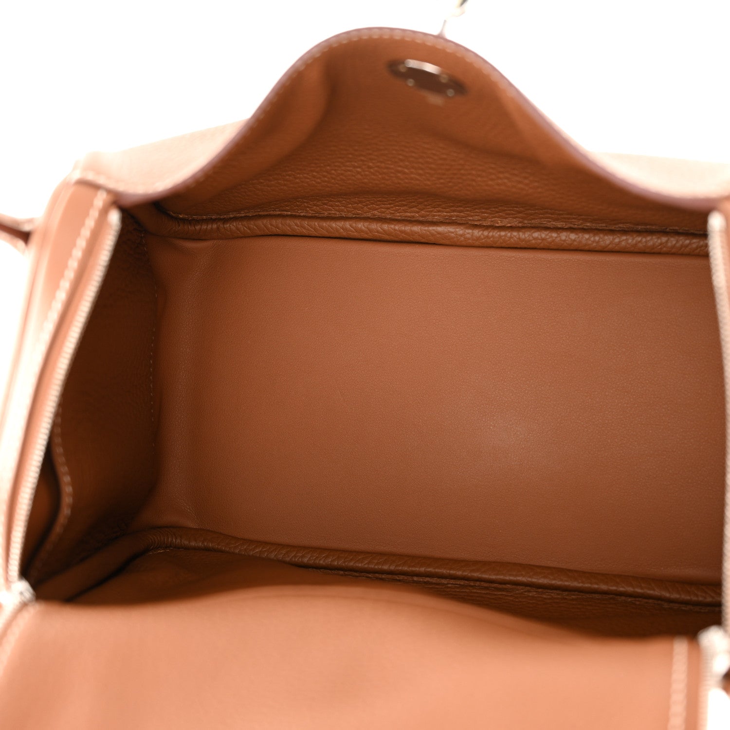 Hermes Taurillon Clemence Lindy 26 Gold 5 of 11