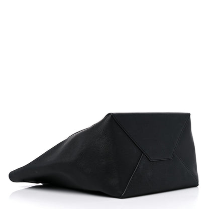 Celine Soft Grained Calfskin Small Belt Cabas Phantom Black 4 of 12