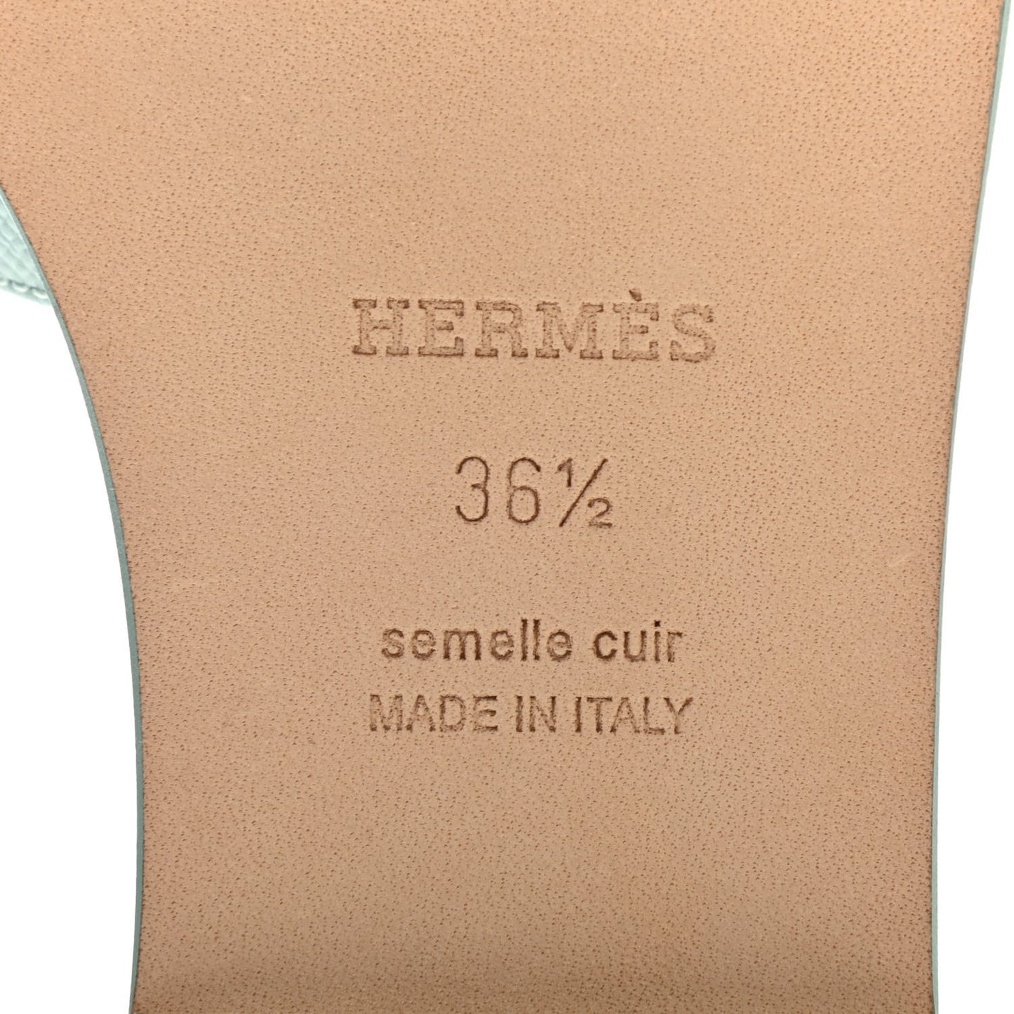 Epsom Oran Sandals 36.5 Vert Embrun