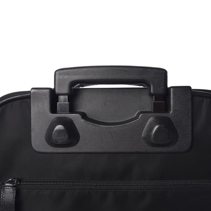 Prada Tessuto Nylon Saffiano Trolley Luggage Black 7 of 11